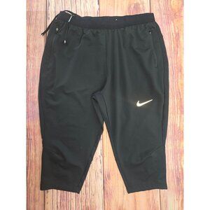 Nike Dri-Fit Mens Black Track Pants Size Large